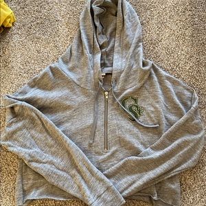 Victoria secrets cropped hoodie